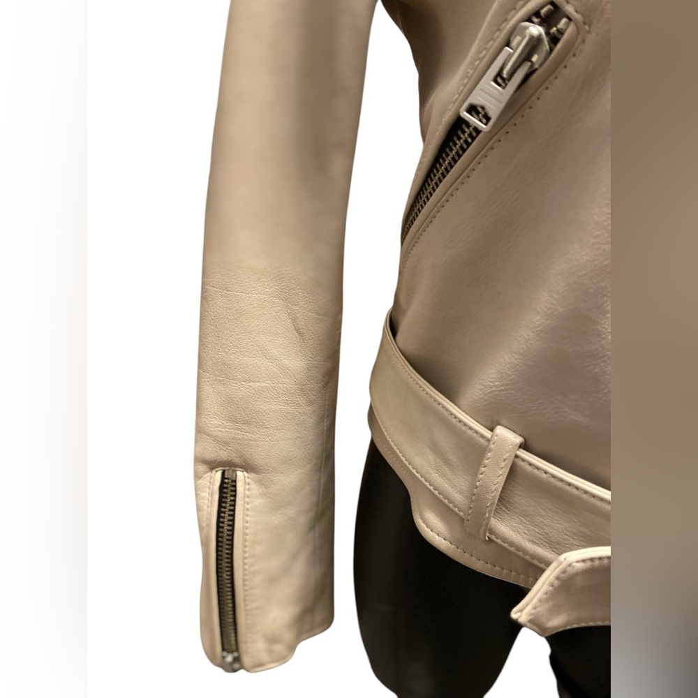 Authentic All Saints Leather Jacket - Picture 7 of 13
